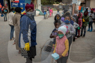 Hungry Little Mouths: Mama Cindy's Soup Kitchen feeding the children of Hout Bay, Cape Town, South Africa.