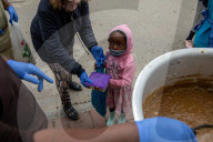 Hungry Little Mouths: Mama Cindy's Soup Kitchen feeding the children of Hout Bay, Cape Town, South Africa.