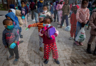 Hungry Little Mouths: Mama Cindy's Soup Kitchen feeding the children of Hout Bay, Cape Town, South Africa.