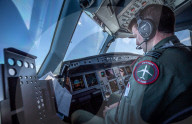 Boris Johnson’s RAF Voyager plane takes to the skies for first time after contraversial £900,000 paint job.