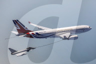 Boris Johnson’s RAF Voyager plane takes to the skies for first time after contraversial £900,000 paint job.