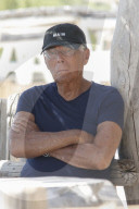 Giorgio Armani enjoying a sunny day at Club 55 in Saint Tropez