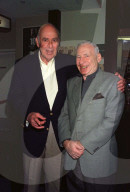 CARL REINER AND MEL BROOKS ATTEND BOOK SIGNING FOR 'THE 2000 YEAR OLD MAN' AT BARNES AND NOBLE STORE, 5TH AVENUE, NEW YORK, AMERICA - 1998