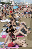 NEWS - Coronavirus: Strandleben in Jesolo bei Venedig