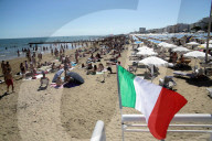 NEWS - Coronavirus: Strandleben in Jesolo bei Venedig