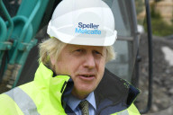 Boris Johnson at the Speller Metcalfe's building site for The Dudley Institute of Technology