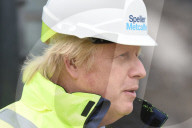 Boris Johnson at the Speller Metcalfe's building site for The Dudley Institute of Technology