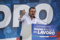 NEWS - Italien:  Politische Kundgebung "Gemeinsam für die Arbeit Italiens" in Rom