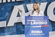 NEWS - Italien:  Politische Kundgebung "Gemeinsam für die Arbeit Italiens" in Rom
