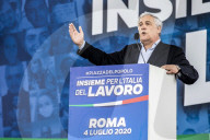 NEWS - Italien:  Politische Kundgebung "Gemeinsam für die Arbeit Italiens" in Rom