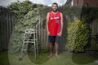The Hull KR prop suffered a serious spinal injury in January but straight after the operation he vowed to recover. On 13 May he took his first, unaided steps