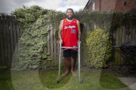 The Hull KR prop suffered a serious spinal injury in January but straight after the operation he vowed to recover. On 13 May he took his first, unaided steps