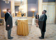 King Willem-Alexander Conducts Audiences At Noordeinde Palace