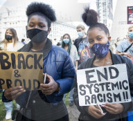 Black Lives Matter protest , Parliament Square, Westminster, 
London, Great Britain 
11th July 2020 

A protest against the murders of innocent black lives in the US & the UK.