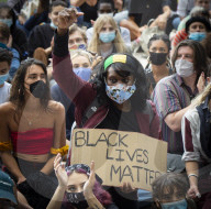 Black Lives Matter protest , Parliament Square, Westminster, 
London, Great Britain 
11th July 2020 

A protest against the murders of innocent black lives in the US & the UK.