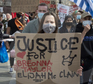 Black Lives Matter protest , Parliament Square, Westminster, 
London, Great Britain 
11th July 2020 

A protest against the murders of innocent black lives in the US & the UK.