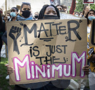 Black Lives Matter protest , Parliament Square, Westminster, 
London, Great Britain 
11th July 2020 

A protest against the murders of innocent black lives in the US & the UK.