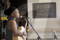'There's money to be made': buskers return to Britain's high streets 