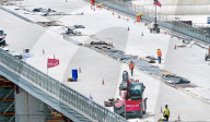 NEWS -  Baustelle der neuen Autobahnbrücke in Genua
