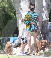 Alessandra Ambrosio out and about, Los Angeles, California, USA - 14 Jul 2020