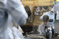 Locks off! London barbers reopen after lockdown - photo essay. Photographer Christian Sinibaldi went to five salons and met some of their first clients in need of a trim.