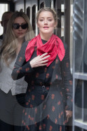 Johnny Depp and Amber Heard at the Royal Courts of Justice