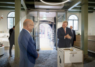 Le roi Willem-Alexander des Pays-Bas lors de l'inauguration de l