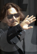 Johnny Depp and Amber Heard at the Royal Courts of Justice