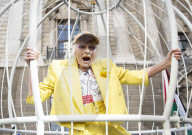 Dame Vivienne Westwood protest against the US extradition of Julian Assange
