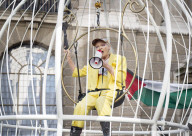Dame Vivienne Westwood protest against the US extradition of Julian Assange