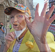 Julian Assange: Dame Vivienne Westwood leads protest