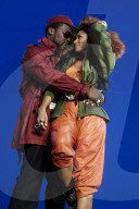 USA - 2011 - Nicole Scherzinger ft 50 Cent "Right There" Music Video in Los Angeles