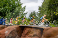 FEATURE - Peter Martin aus Marsham stellt die Tour de France mit Miniaturfiguren in seinem Garten nach