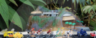 FEATURE - Peter Martin aus Marsham stellt die Tour de France mit Miniaturfiguren in seinem Garten nach