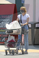 Diane Kruger looks stylish as she loads up on groceries in West Hollywood a week after her 44th birthday [July 15.] 