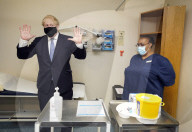 Boris Johnson visits Tollgate Medical Centre