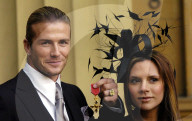 David and Victoria Beckham file photo