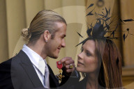 David and Victoria Beckham file photo