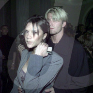 David and Victoria Beckham file photo