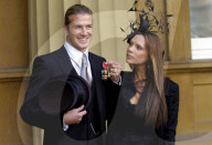 David and Victoria Beckham file photo