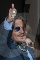 Johnny Depp At The Royal Courts Of Justice