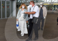 EU travel quarantine restrictions - travellers at Malaga airport 