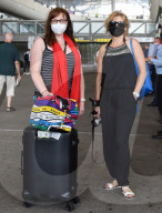 EU travel quarantine restrictions - travellers at Malaga airport 
