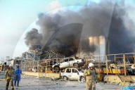 NEWS - Beirut: Verletzte und erste Rettungsdienste nach Explosion 
