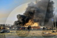 NEWS - Beirut: Verletzte und erste Rettungsdienste nach Explosion 
