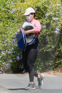 Sophia Bush does some serious heavy lifting as she carries boxes of belongings and personal possessions from a moving truck to her LA home. 