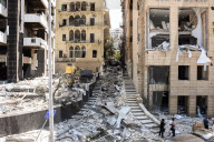 Aftermath of catastrophic explosion, Beirut, Lebanon