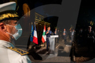 NEWS -  Der französische Präsident Macron am Ort der Explosion im Hafen von Beirut