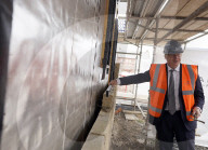 Boris Johnson visits Housing project in Warrington
