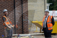 Boris Johnson visits Housing project in Warrington